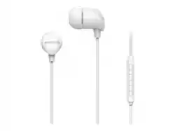 PHILIPS In-ear headphones with mic 8.6mm drivers white