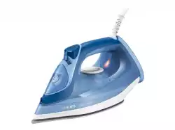 PHILIPS Steam iron Series 3000 40g/min 180g steam boost SteamGlide Plus 2400 W blue