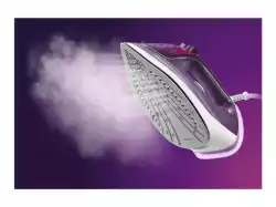PHILIPS Steam iron Series 3000 40g/min 200g steam boost SteamGlide Plus 2600 W Black