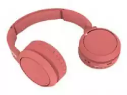 PHILIPS Wireless On Ear Headphone with mic 32mm drivers/closed-back red