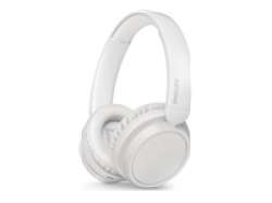 PHILIPS Wireless On Ear Headphone with mic 40mm drivers/closed-back white