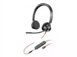 POLY Blackwire 3325 BW3325-M MICROSOFT TEAMS CERTIFIED USB-C STEREO USB & 3.5MM HEADSET