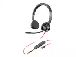 POLY Blackwire 3325 BW3325-M MICROSOFT TEAMS CERTIFIED USB-C STEREO USB & 3.5MM HEADSET