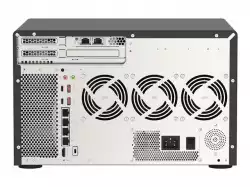 QNAP 12-Bay TurboNAS 8x3.5inch HDD + 42.5inch SSD SATA 6G Intel Xeon W-1250 6 cores 12 threads 3.3GHz 16GB DDR4 ECC RAM