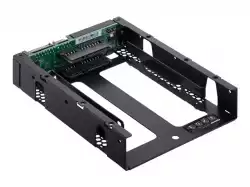 QNAP 3.5inch SATA to dual 2.5inch SATA drive adapter up to 9.5mm 2.5inch drive height support HW RAID 0/1 JBOD Individual disk modes