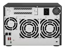 QNAP 6-bay NAS AMD Ryzen Embedded V1500B 2.2GHz 8GB 6xSATA 6Gb/s bays 2xM.2 NVMe PCIe Gen3 SSD slots 2x2.5GbE LAN optional 10GbE