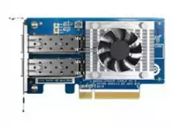 QNAP Dual-port SFP28 25GbE network expansion card low-profile form factor PCIe Gen4 x8