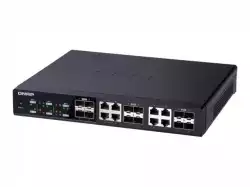 QNAP QSW-1208-8C Twelve 10GbE SFP+ ports with shared eight 10GBASE-T ports unmanage switch NBASE-T support for 5speed auto
