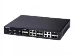 QNAP QSW-1208-8C Twelve 10GbE SFP+ ports with shared eight 10GBASE-T ports unmanage switch NBASE-T support for 5speed auto