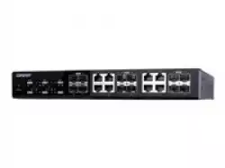 QNAP QSW-M1208-8C Managed Switch 12 port of 10GbE port speed 4 port SFP+ 8 port SFP+/ NBASE-T                          