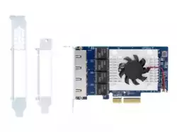 QNAP QXG-5G4T-111C Quad-Port 5GbE Multi-Gig expansion card Aquantia AQC111C Gen3 x 4 Low Profile