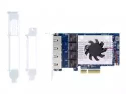 QNAP QXG-5G4T-111C Quad-Port 5GbE Multi-Gig expansion card Aquantia AQC111C Gen3 x 4 Low Profile
