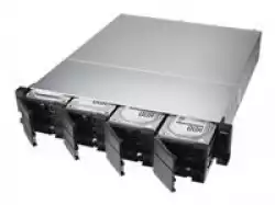 QNAP TL-R1200C-RP 12-bay 2U rackmount USB-C 3.1 Gen2 10Gbps JBOD expansion unit