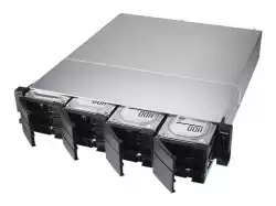 QNAP TS-h1277XU-RP-3700X-32G 12-bay QTS hero AMD Ryzen 7 3700X 8C 3.4Ghz 32GB RAM 2x1GbE 4x10Gb 2x500W