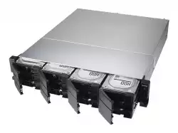 QNAP TS-h1283XU-RP-E2236-32G 12-bay QTS hero Xeon E-2236 3.4Ghz 32GB RAM 4x1GbE 4x10Gb 2x300W