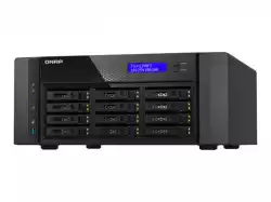 QNAP TS-h1290FX-7232P-64G 12 Bay U.2 NVMe PCIe Gen4 x4 all-flash desktop NAS AMD EPYC 8-core 7232P 64GB RDIMM ECC DDR4