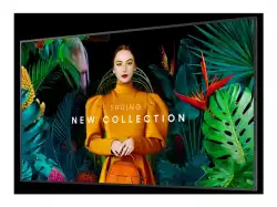 SAMSUNG 50inch UHD/4K 16:9 QB50C Slim-LED 350nits Speakers 2x10W black 3xHDMI 2.0 USB 2.0 x 2 Ethernet WiFi Dualband BT Brightness