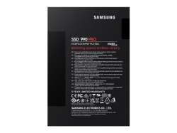 Samsung SSD 990 PRO 2TB PCIe 4.0 NVMe 2.0 M.2 V-NAND 3-bit MLC, 256-bit Encryption, Read 7450 MB/s Write 6900 MB/s
