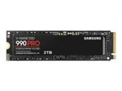 Samsung SSD 990 PRO 2TB PCIe 4.0 NVMe 2.0 M.2 V-NAND 3-bit MLC, 256-bit Encryption, Read 7450 MB/s Write 6900 MB/s