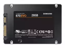 Samsung SSD 870 EVO 250GB Int. 2.5" SATA, V-NAND 3bit MLC, Read up to 560MB/s, Write up to 530MB/s, MKX Controller, Cache Memory 512MB DDR4