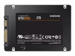 Samsung SSD 870 EVO 2TB Int. 2.5" SATA, V-NAND 3bit MLC, Read up to 560MB/s, Write up to 530MB/s, MKX Controller, Cache Memory 2GB DDR4