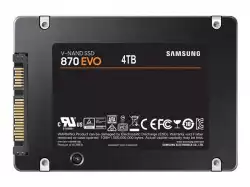 Samsung SSD 870 EVO 4TB Int. 2.5" SATA, V-NAND 3bit MLC, Read up to 560MB/s, Write up to 530MB/s, MKX Controller, Cache Memory 4GB DDR4