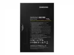 Samsung SSD 980 1TB PCIe 3.0 NVMe 1.4 M.2 V-NAND 3-bit MLC, Pablo Controller, 256-bit Encryption, Read 3500 MB/s Write 3000 MB/s
