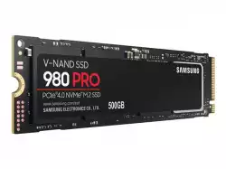 Samsung SSD 980 PRO 500GB Int. PCIe Gen 4.0 x4 NVMe 1.3c, V-NAND 3bit MLC, Read up to 7000 MB/s, Write up to 5100 MB/s, Elpis Controller, Cache Memory 512MB DDR4