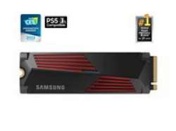 Samsung SSD 990 PRO 2TB Heatsink PCIe 4.0 NVMe 2.0 M.2 V-NAND 3-bit MLC, 256-bit Encryption, Read 7450 MB/s Write 6900 MB/s