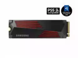 Samsung SSD 990 PRO 2TB Heatsink PCIe 4.0 NVMe 2.0 M.2 V-NAND 3-bit MLC, 256-bit Encryption, Read 7450 MB/s Write 6900 MB/s