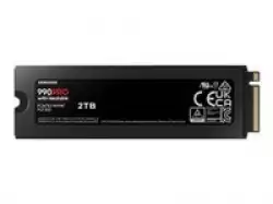 Samsung SSD 990 PRO 2TB Heatsink PCIe 4.0 NVMe 2.0 M.2 V-NAND 3-bit MLC, 256-bit Encryption, Read 7450 MB/s Write 6900 MB/s