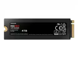 Samsung SSD 990 PRO 4TB Heatsink PCIe 4.0 NVMe 2.0 M.2 V-NAND 3-bit MLC, 256-bit Encryption, Read 7450 MB/s Write 6900 MB/s 