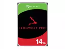 SEAGATE Ironwolf PRO Enterprise NAS HDD 14TB 7200rpm 6Gb/s SATA 256MB cache 8.9cm 3.5inch 24x7 for NAS RAID Rackmount Systeme BLK