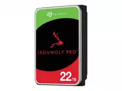 SEAGATE Ironwolf PRO Enterprise NAS HDD 22TB 7200rpm 6Gb/s SATA 256MB cache 8.9cm 3.5inch 24x7 for NAS RAID Rackmount systems BLK
