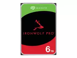 SEAGATE Ironwolf PRO Enterprise NAS HDD 6TB 7200rpm 6Gb/s SATA 256MB cache 8.9cm 3.5inch 24x7 for NAS RAID Rackmount systems BLK