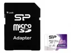 Silicon Power Superior Pro 128GB microSDXC Class 10. UHS-I U3. V30. A1. 4K UHD
