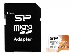 SILICON POWER memory card Superior Pro Micro SDXC 256GB UHS-I U3 V30 +adapter