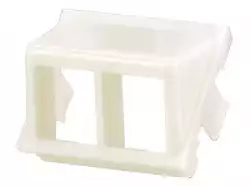 Sloped insert. for two NetKey™ modules.