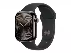 Смартчасовник Apple Watch S10 Cellular 42mm Slate Titanium Case with Black Sport Band - S/M