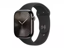 Смартчасовник APPLE Watch S10 Cellular 46mm Slate Titanium Case with Black Sport Band SM