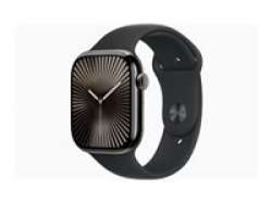 Смартчасовник APPLE Watch S10 Cellular 46mm Slate Titanium Case with Black Sport Band SM
