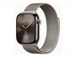 Смартчасовник APPLE Watch S10 Cellular 42mm Natural Titanium Case with Natural Milanese Loop