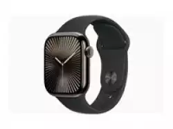 Смартчасовник APPLE Watch S10 Cellular 42mm Slate Titanium Case with Black Sport Band ML