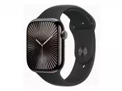 Смартчасовник APPLE Watch S10 Cellular 46mm Slate Titanium Case with Black Sport Band SM