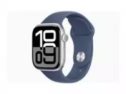 Смартчасовник APPLE Watch S10 Cellular 42mm Silver Alu Case with Denim Sport Band SM