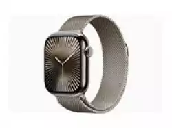 Смартчасовник APPLE Watch S10 Cellular 42mm Natural Titanium Case with Natural Milanese Loop