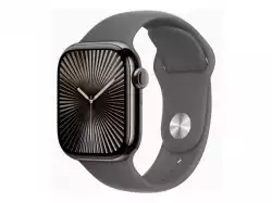 Смартчасовник APPLE Watch S10 Cellular 42mm Natural Titanium Case with Stone Grey Sport Band ML