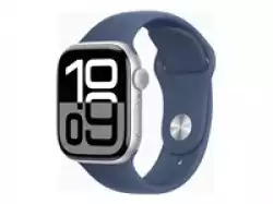 Смартчасовник APPLE Watch S10 Cellular 42mm Silver Alu Case with Denim Sport Band SM