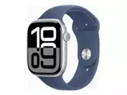 Смартчасовник APPLE Watch S10 GPS 46mm Silver Alu Case with Denim Sport Band ML
