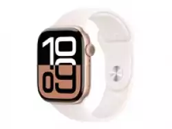 Смартчасовник APPLE Watch S10 GPS 46mm Rose Gold Alu Case with Light Blush Sport Band SM